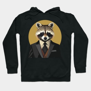 raccoon gentleman Hoodie